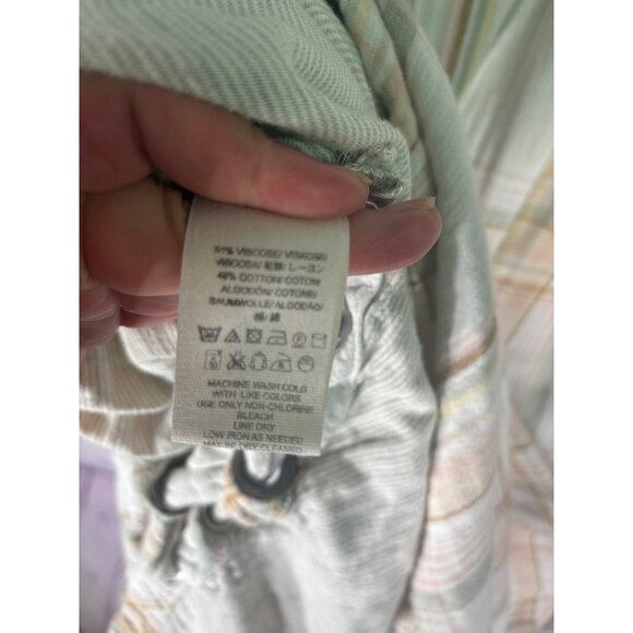 Free People Nordic Day Plaid Tie-Hem Shirt - Picture 9 of 10